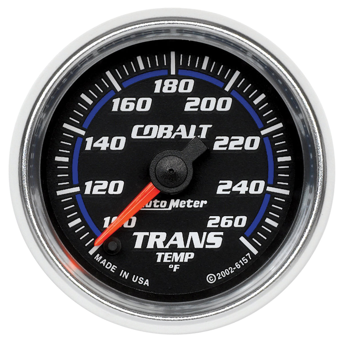 Autometer Cobalt 52mm 100-260 Deg F Electronic Trans Temp Gauge - 6157