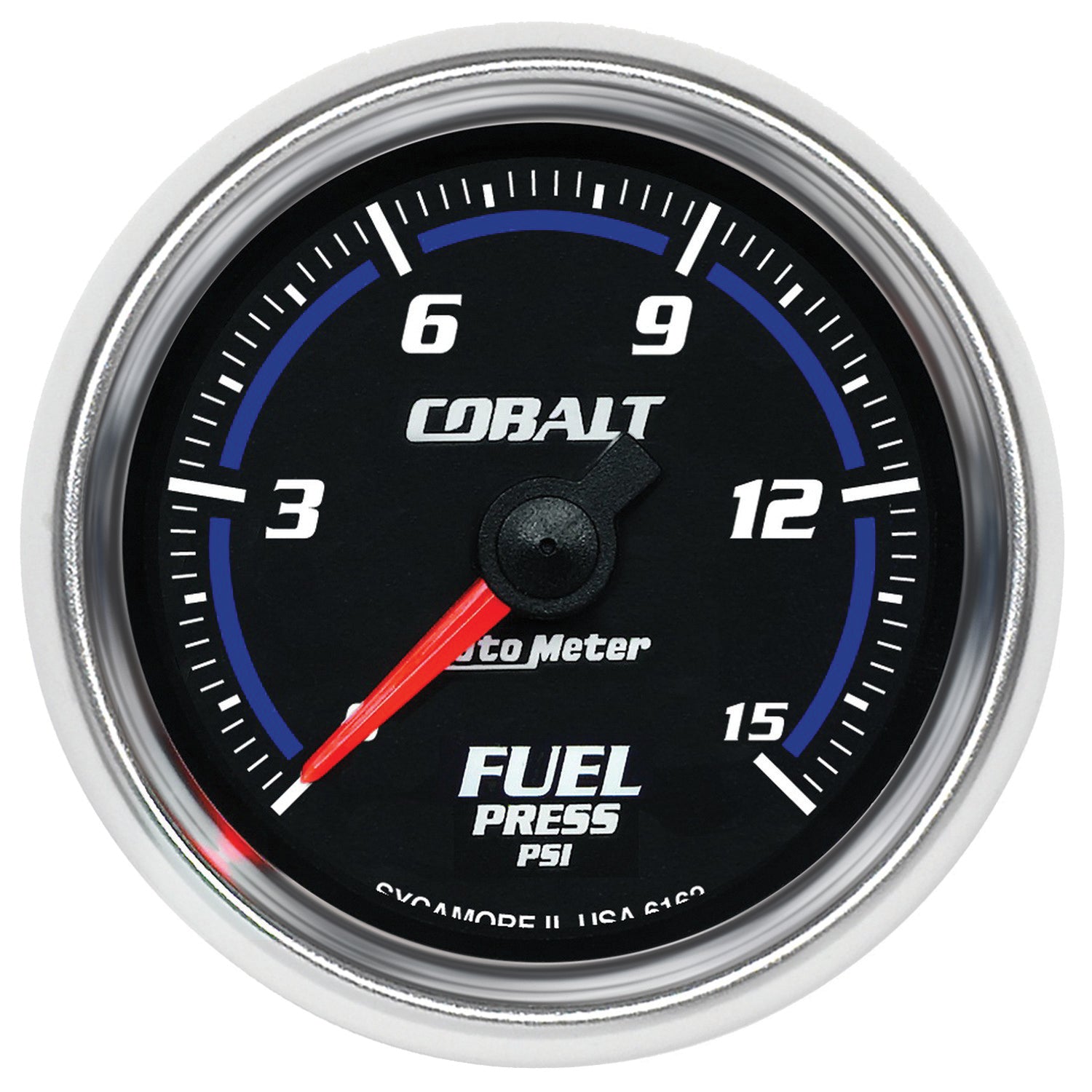 Autometer Cobalt 52mm 15 PSI Electronic Fuel Pressure Gauge - 6162
