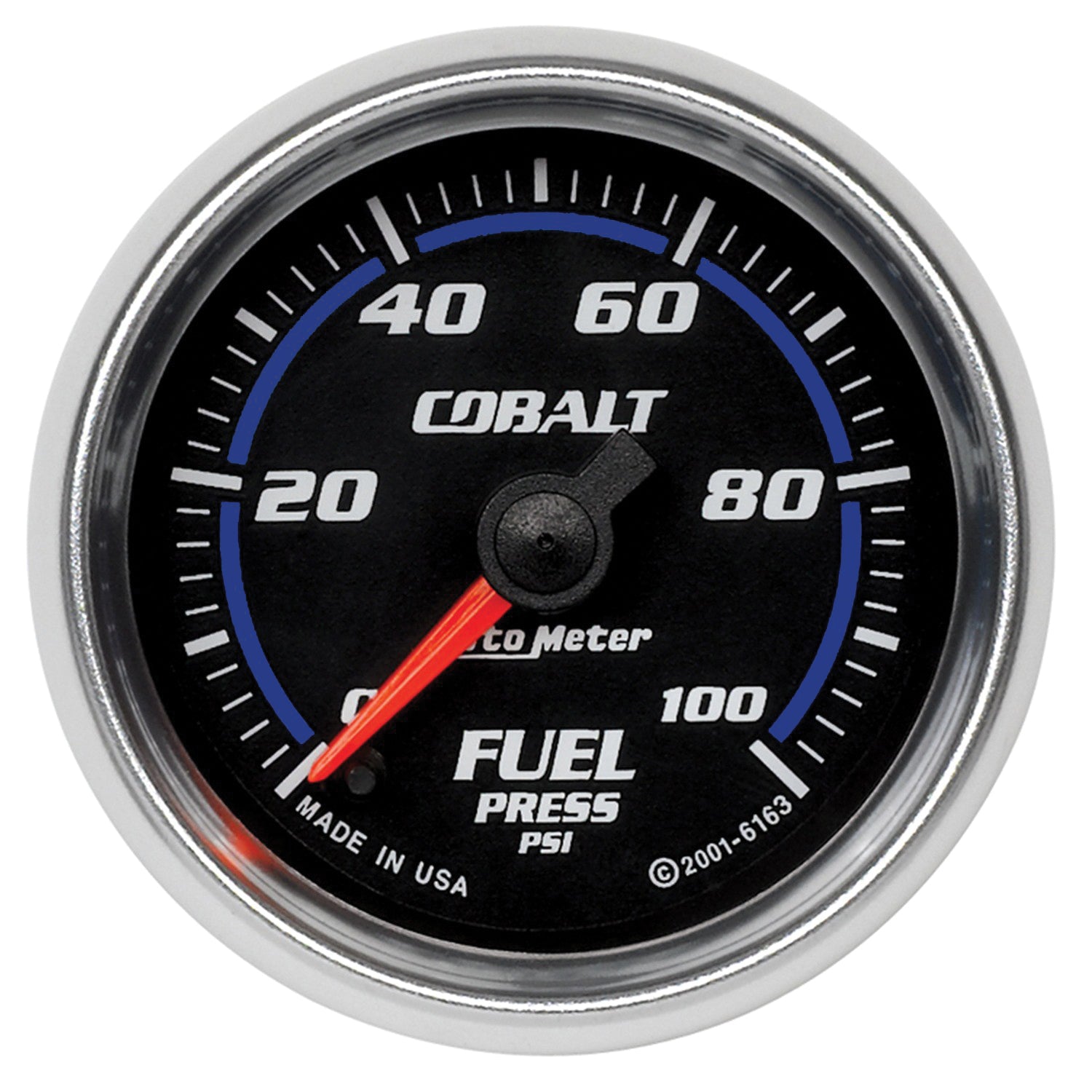 Autometer Cobalt 52mm 100 PSI Electronic Fuel Pressure Gauge - 6163