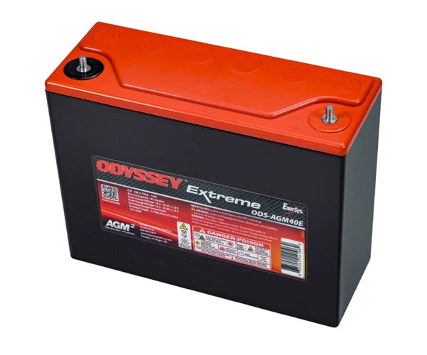 Odyssey Battery Powersport Extreme AGM Battery (PC1100) - ODS-AGM40E by Odyssey Battery - front view