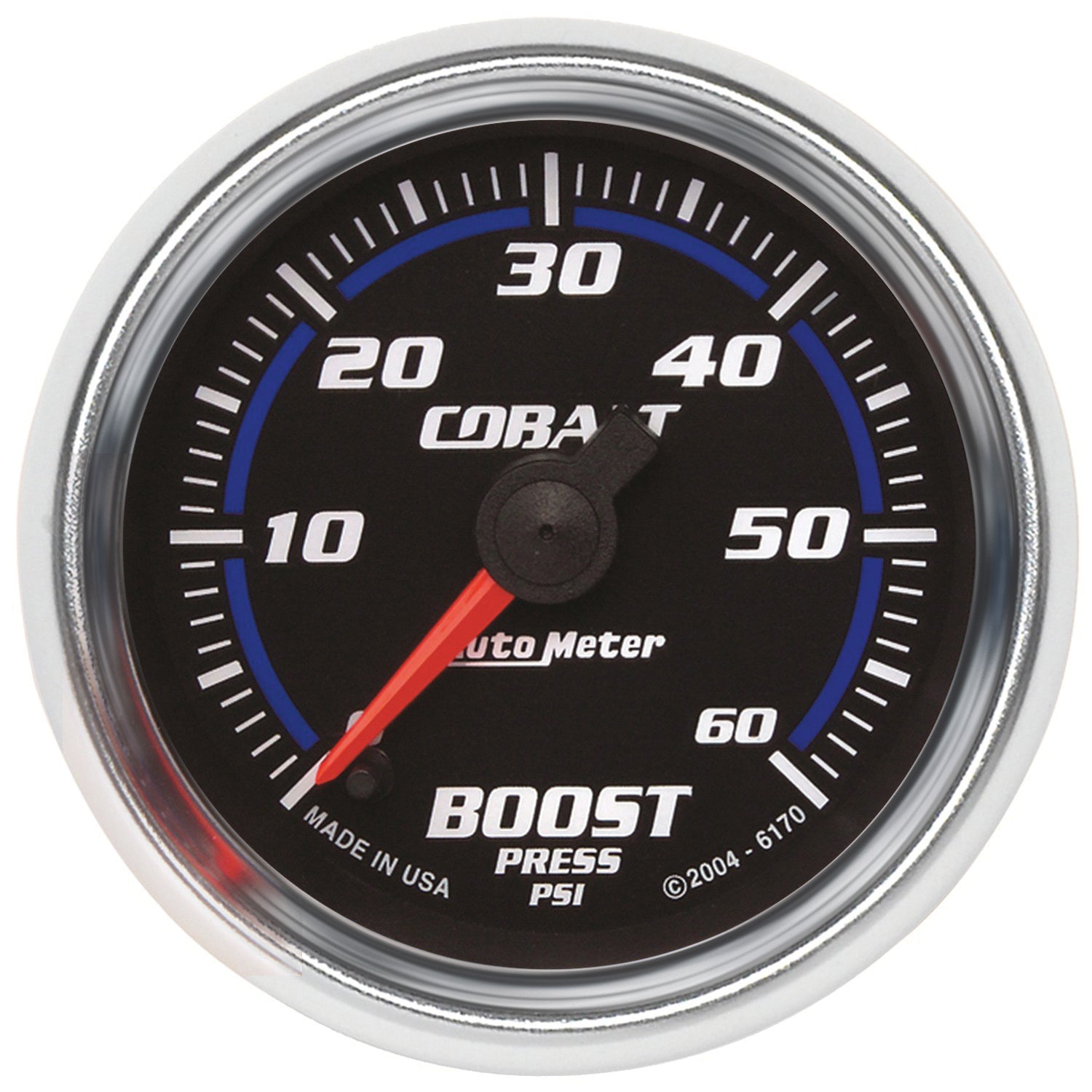 Autometer Cobalt 52mm 0-60 PSi Boost Gauge - 6170