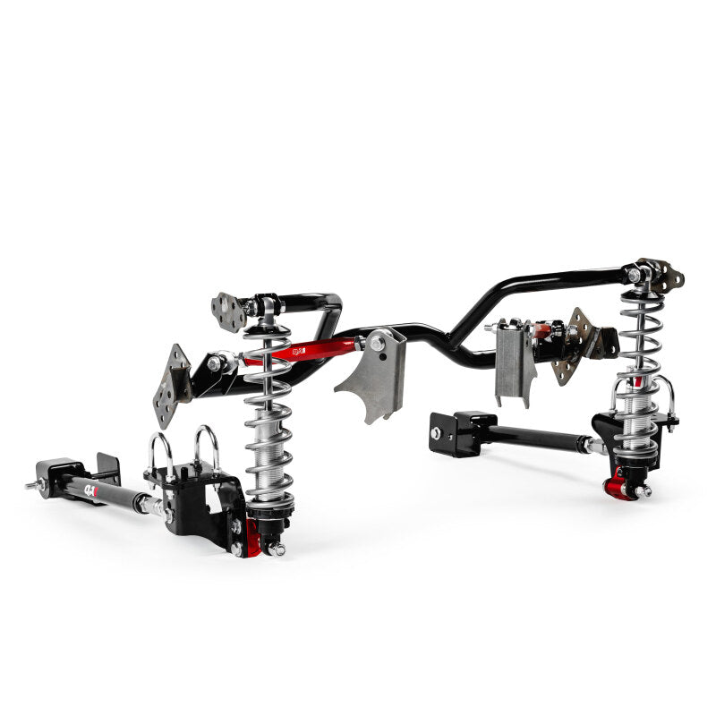 QA1 67-70 Ford Mustang Rear Suspension Conversion System - Single Adj. 150lb/in - R124-150 for 1967-1970 Ford Mustang - front view