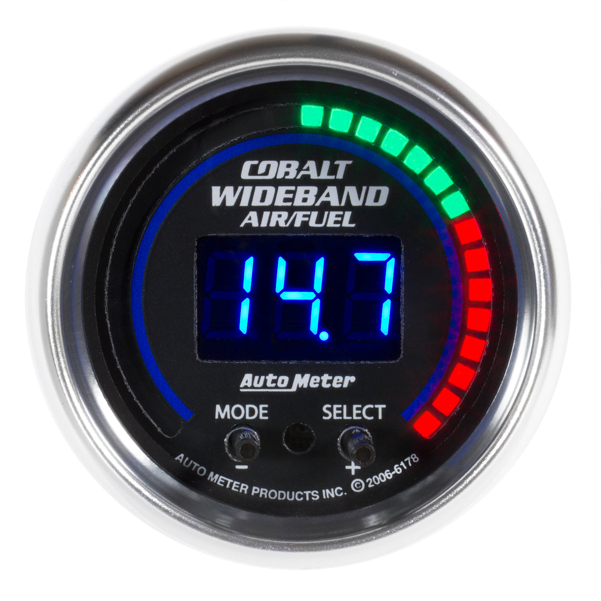 Autometer Cobalt 52mm Wideband Air/Fuel Gauge - 6178