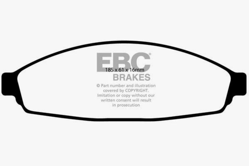 EBC 03+ Ford Crown Victoria 4.6 Ultimax2 Front Brake Pads - UD931