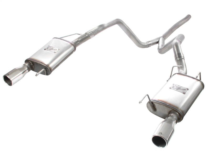 aFe MACHForce XP 05-09 Ford Mustang V6 4.0L 2-1/2in. 409 SS Cat-Back Exhaust - 49-43047