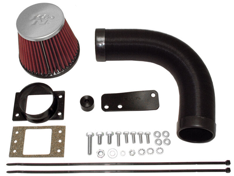 K&N Performance Intake Kit BMW 320I, 323I, 325i, E34, 170BHP - 57-0070 for 1987-1991 BMW 3 Series - front view