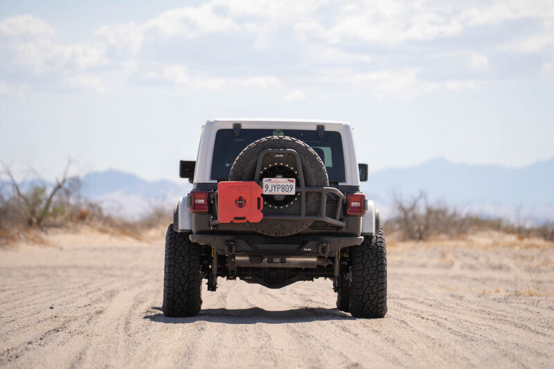 DV8 18-25 Jeep Wrangler JL Body Mounted Tire Carrier - TCJL-14