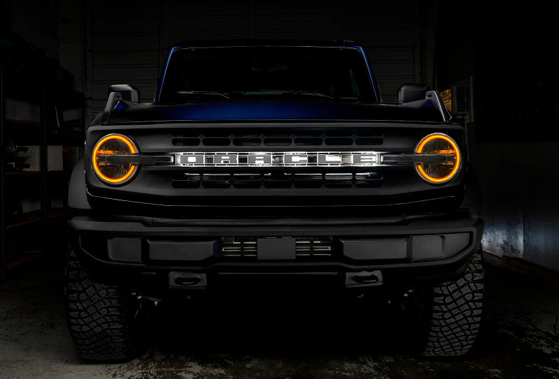 Oracle 2021 Ford Bronco DRL Upgrade w/ Halo Kit - ColorSHIFT w/ BC1 Controller SEE WARRANTY - 1468-335
