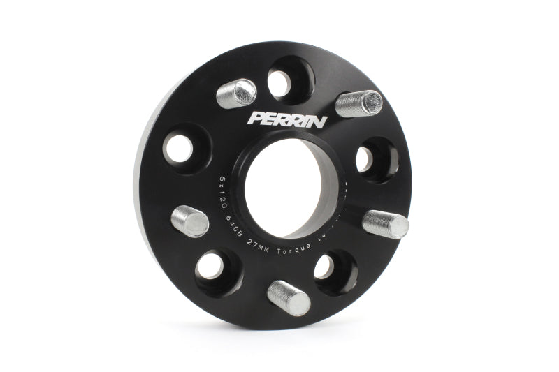 Perrin 17+ Honda Civic Type R 64.1mm Hub 5x120 27mm Wheel Spacers (One Pair) - PHP-WHL-027BK for 2017-2021 Honda Civic Type R