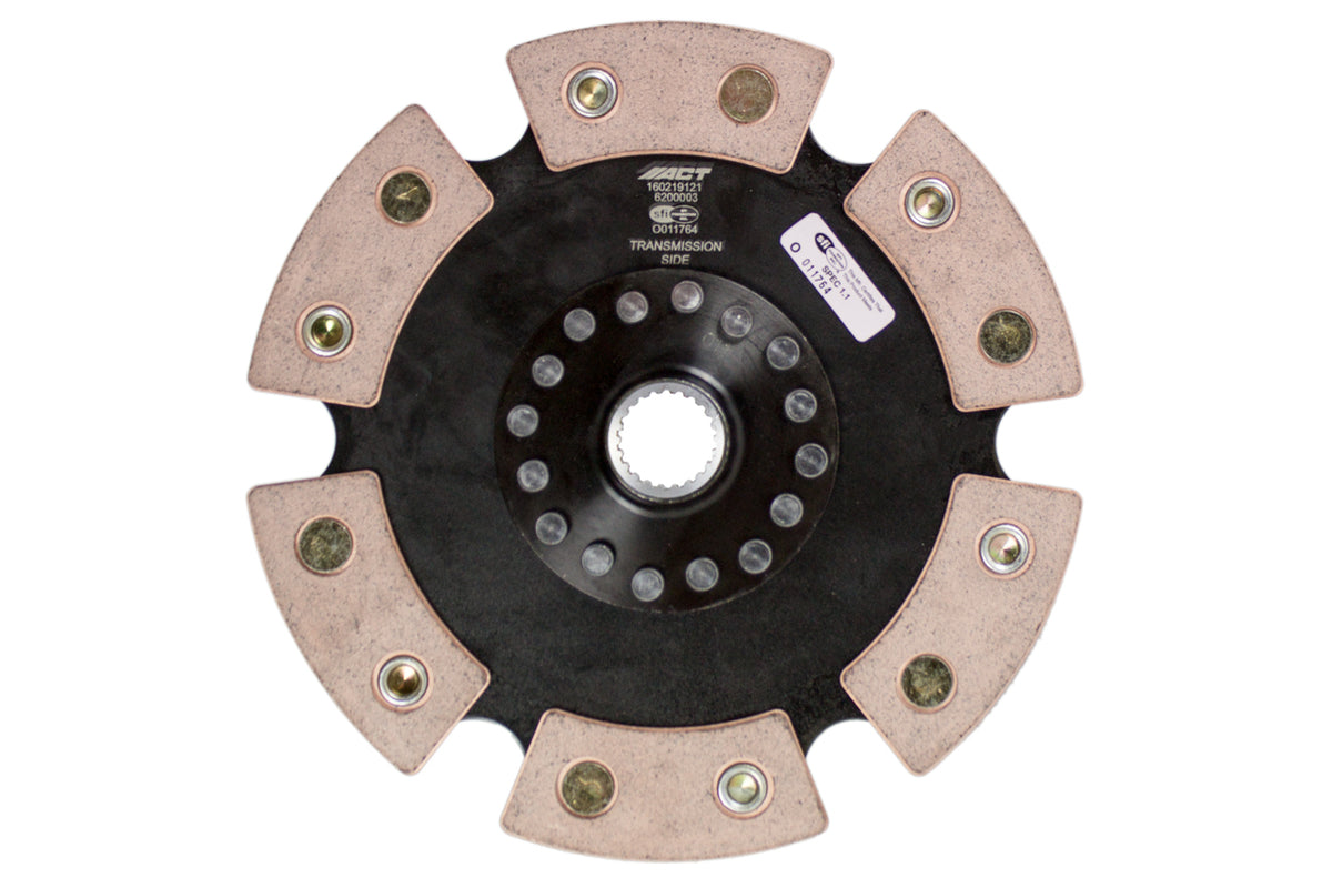 ACT 1986 Toyota Corolla 6 Pad Rigid Race Disc - 6200003