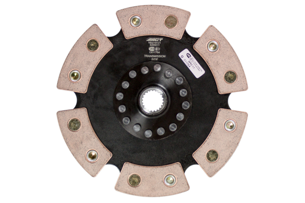 ACT 1988 Honda Civic 6 Pad Rigid Race Disc - 6200011