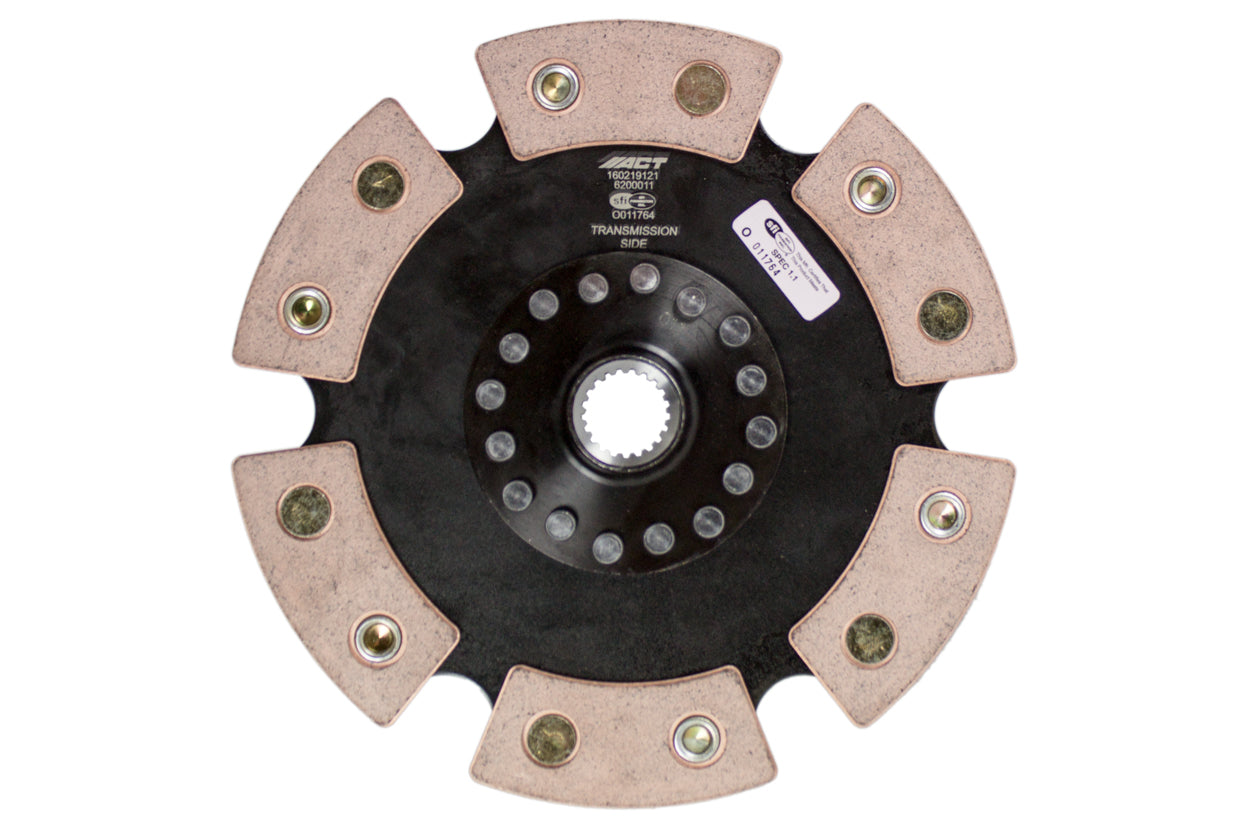 ACT 1988 Honda Civic 6 Pad Rigid Race Disc - 6200011
