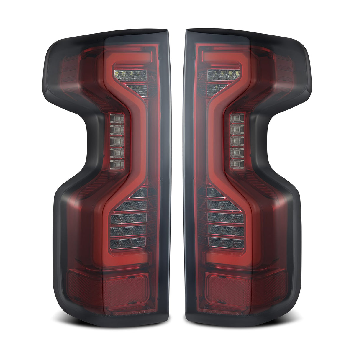 AlphaRex 19-23 Chevrolet Silverado 1500/2500HD/3500HD PRO-Series LED Tail Lights Red Smoke - 620060