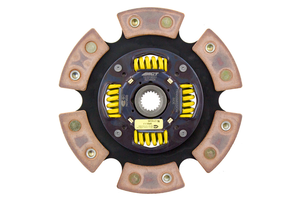 ACT 2009 Honda Civic 6 Pad Sprung Race Disc - 6214404