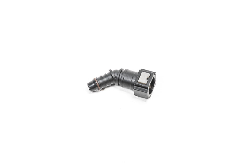 Radium Engineering 5/16in Sae Female To 45 Degree 3/8In Barb - 14-0886 by Radium Engineering - front view