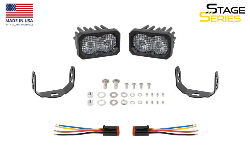 Diode Dynamics C2R White Flood Standard LED Pod (Pair) - DD8450P