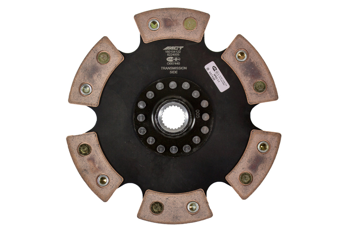 ACT 1997 Ford Escort 6 Pad Rigid Race Disc - 6224005