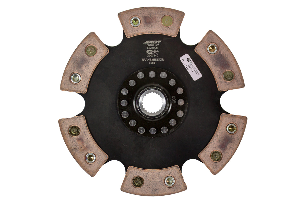 ACT 1997 Ford Escort 6 Pad Rigid Race Disc - 6224005