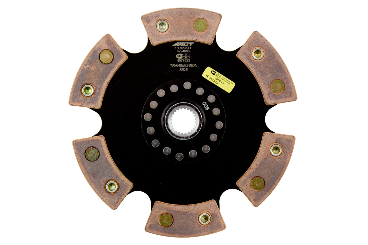 ACT 1981 Nissan 280ZX 6 Pad Rigid Race Disc - 6224006