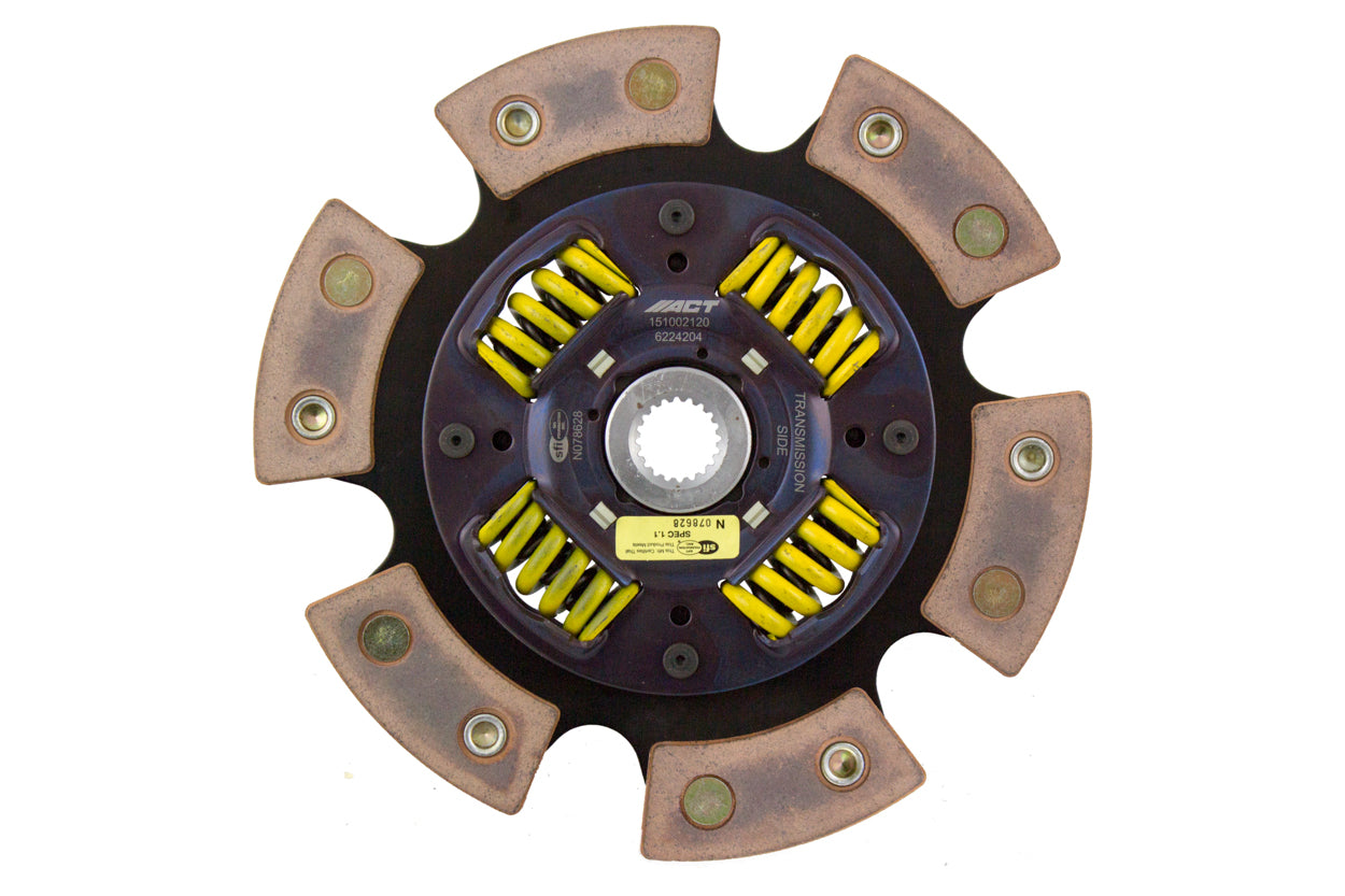 ACT 2005 Mitsubishi Lancer 6 Pad Sprung Race Disc - 6224204