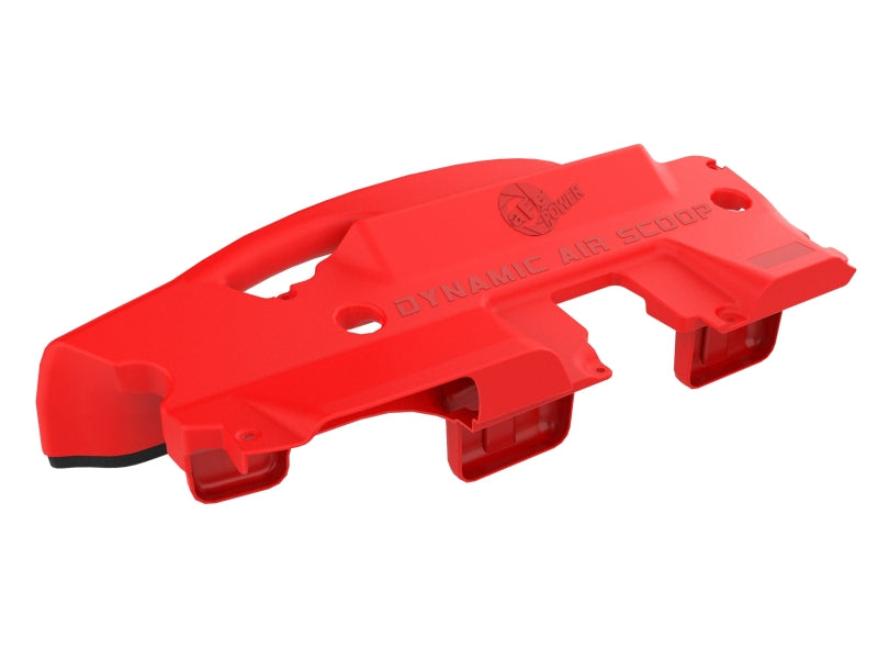 aFe POWER Red Edition Dynamic Air Scoop XL for Intake Kits 50-70119D and 50-70119R - 50-70119AR