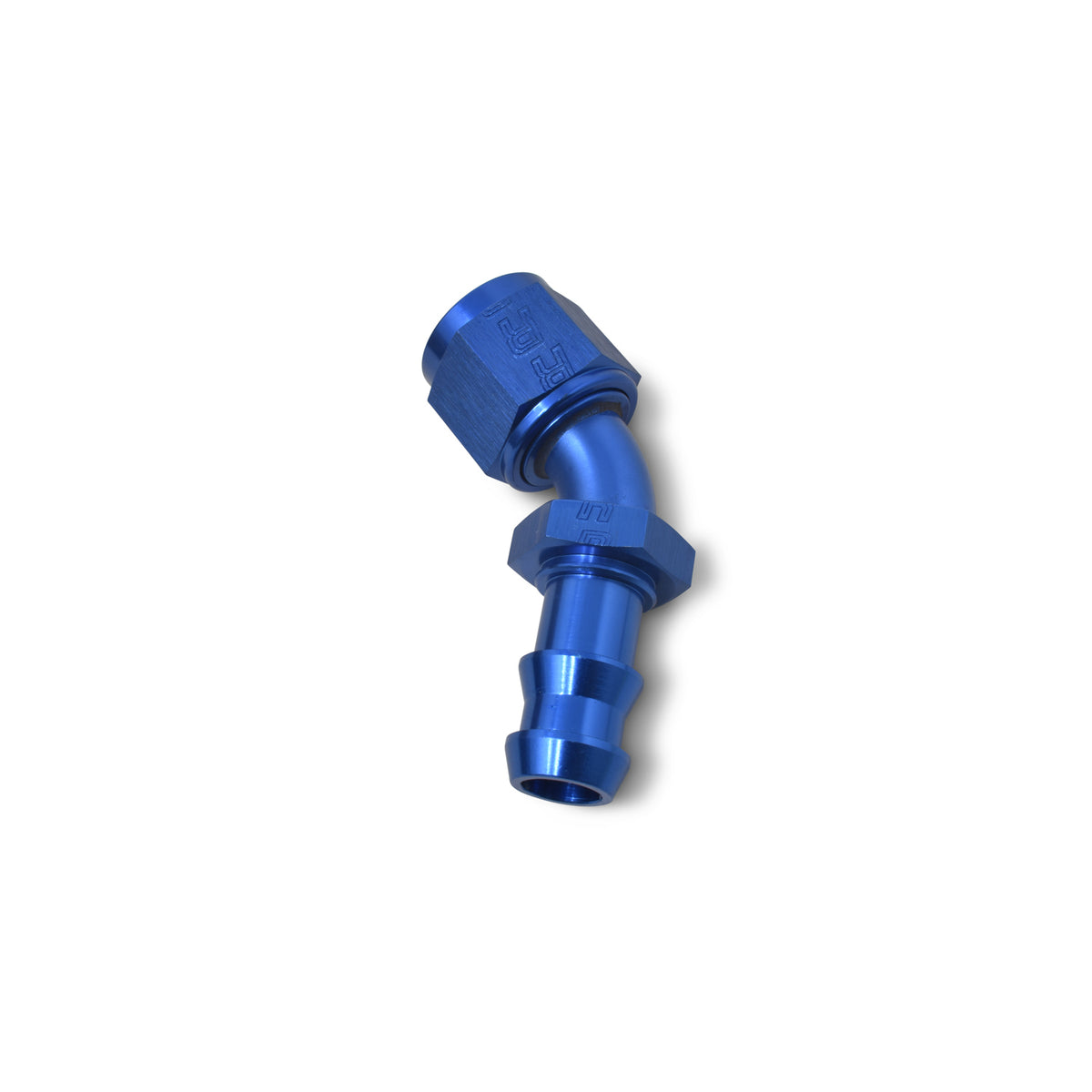 Russell Performance -6 AN Twist-Lok 45 Degree Hose End (Blue) - 624080