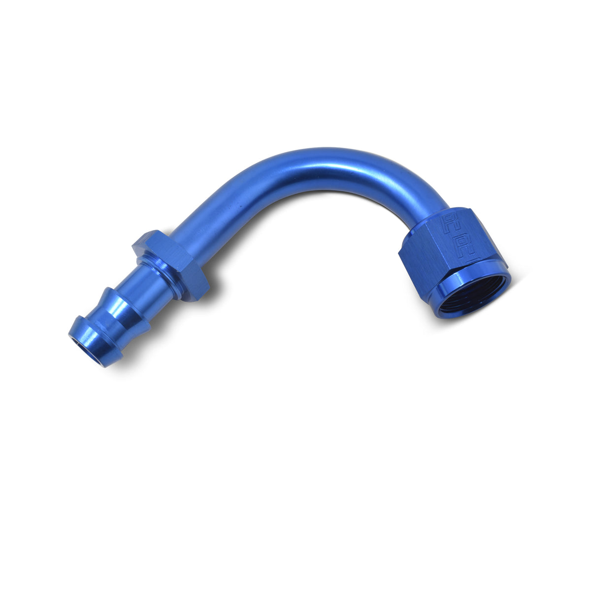Russell Performance -8 AN Twist-Lok 120 Degree Hose End (1-1/4in Radius) - 624270