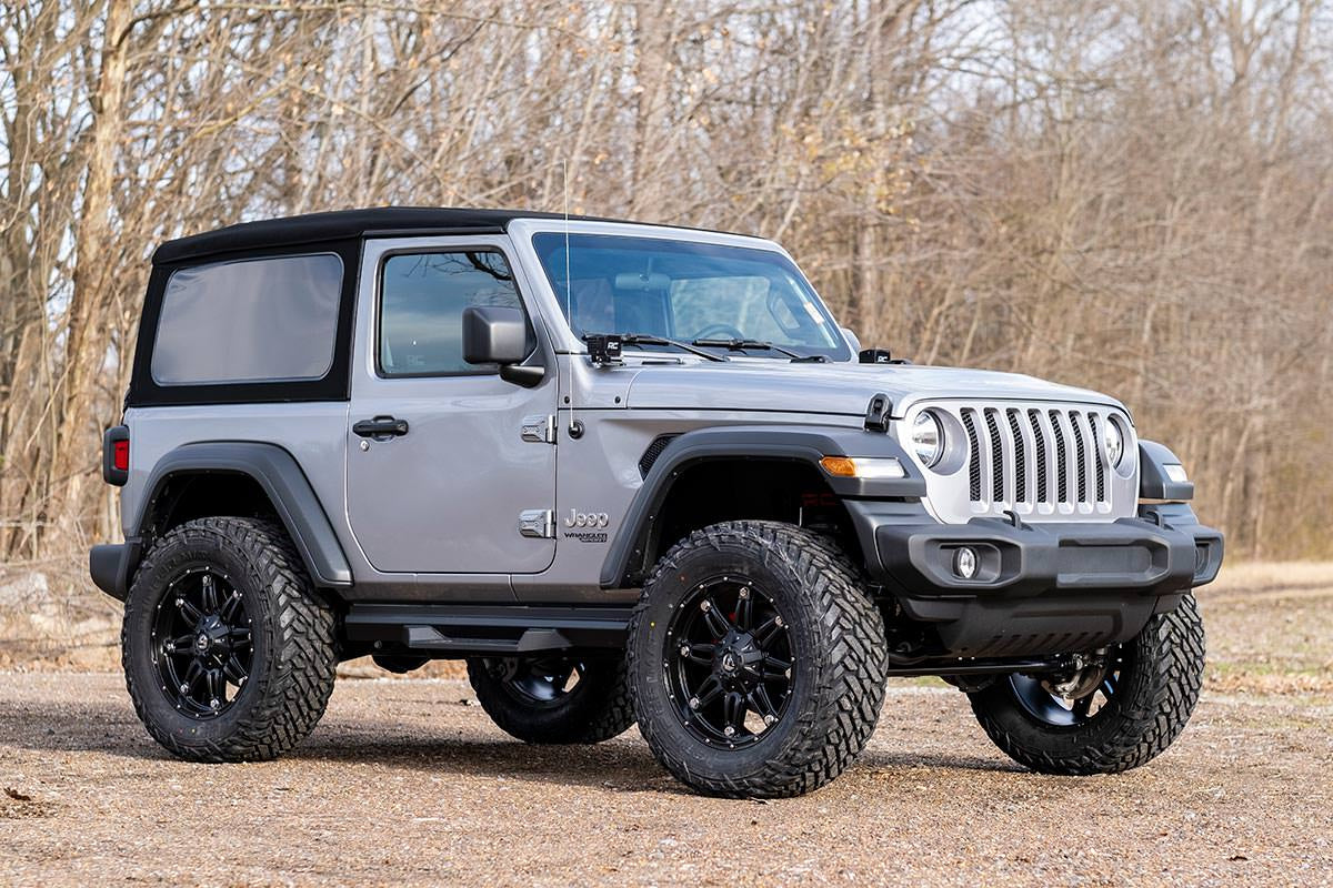 Rough Country - 3.5 Inch Lift Kit - Adj Lower - FR D/S - Jeep Wrangler JL 4WD (2018-2023) - 62830 for 2018-2023 Jeep Wrangler