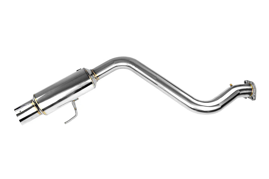 Invidia 08+ WRX Sedan 76mm (101mm tip) Single N1 SS Tip Cat-back Exhaust - HS08SW4GTP