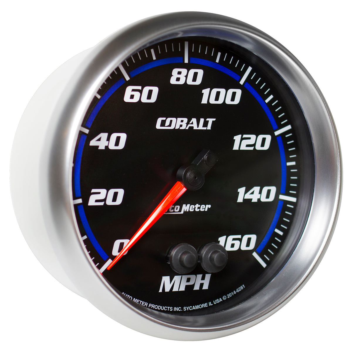 Autometer Cobalt 5in 0-140MPH In-Dash Electronic GPS Programmable Speedometer - 6281