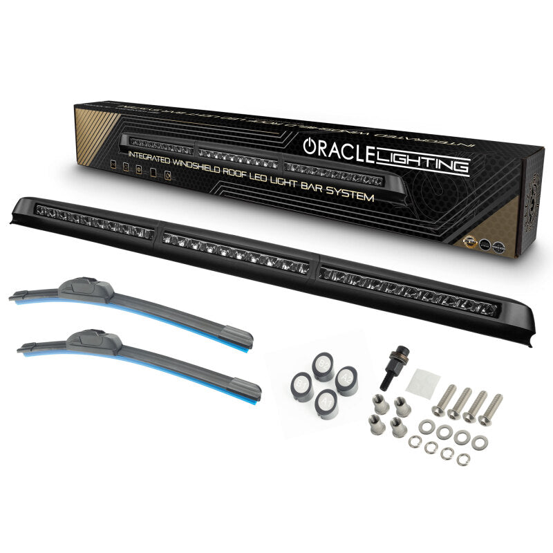 Oracle Jeep Wrangler JL/Gladiator JT Integrated Windhsiled LED Light Bar System - 5917-023