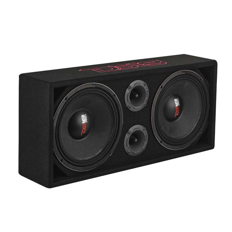 DS18 Loaded Ported Enclosure Incls PRO-X10M & PRO-TWX2/FRP-1.2K4/ Cable & Terminal- Black Carpet - VOC10LD-PK - additional view 1