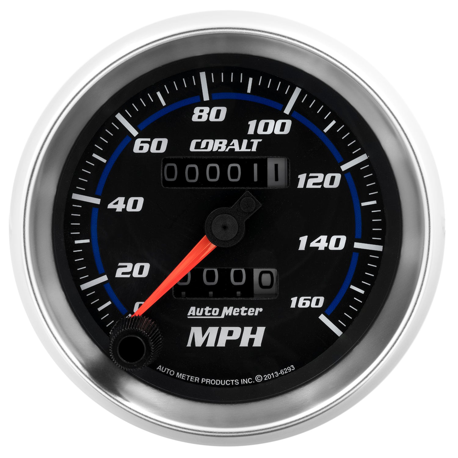 AutoMeter Gauge Speedometer 3-3/8in. 160MPH Mechanical Cobalt - 6293