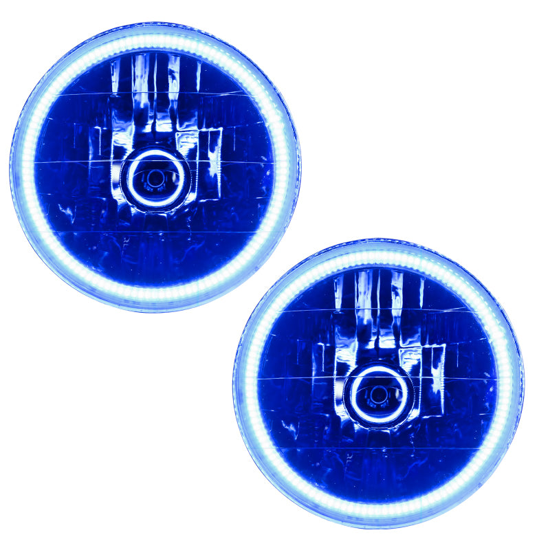 Oracle Lighting 97-06 Jeep Wrangler TJ Pre-Assembled LED Halo Headlights SEE WARRANTY - 7081-002
