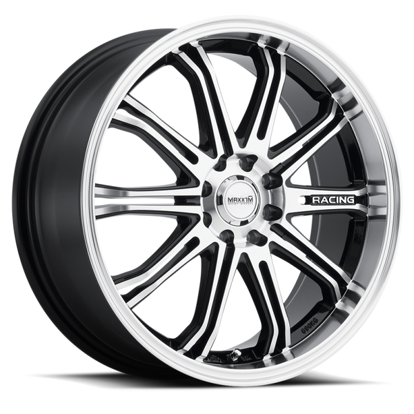 Maxxim Ferris 17x7 8x100/108 ET40 Black Machine Face - 4S77D08405 by Konig
