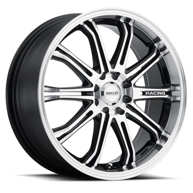 Maxxim Ferris 16x7 10x110/115 ET40 Black Machine Face - 4S67T15405