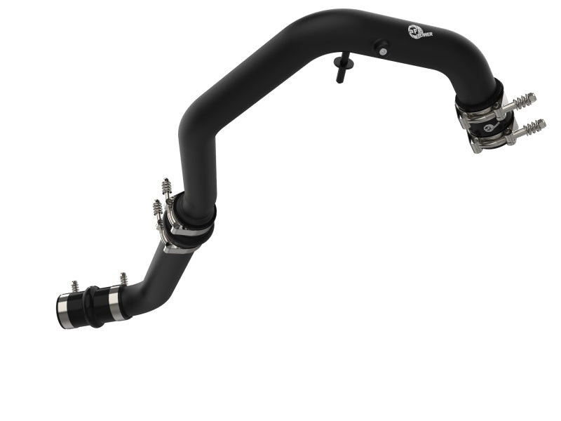 aFe Bladerunner Intercooler Hot Charge Pipe Black 2-2.5in 2021+ Ford F-150 V6-2.7L (tt) - 46-20478-B