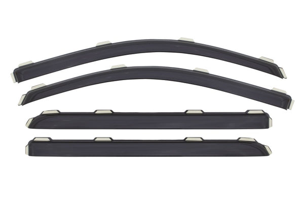 AVS 15-18 Chevy Silverado 2500 Crew Cab Ventvisor Front & Rear Window Deflectors 4pc - Smoke - 194536 for 2014-2018 Chevrolet