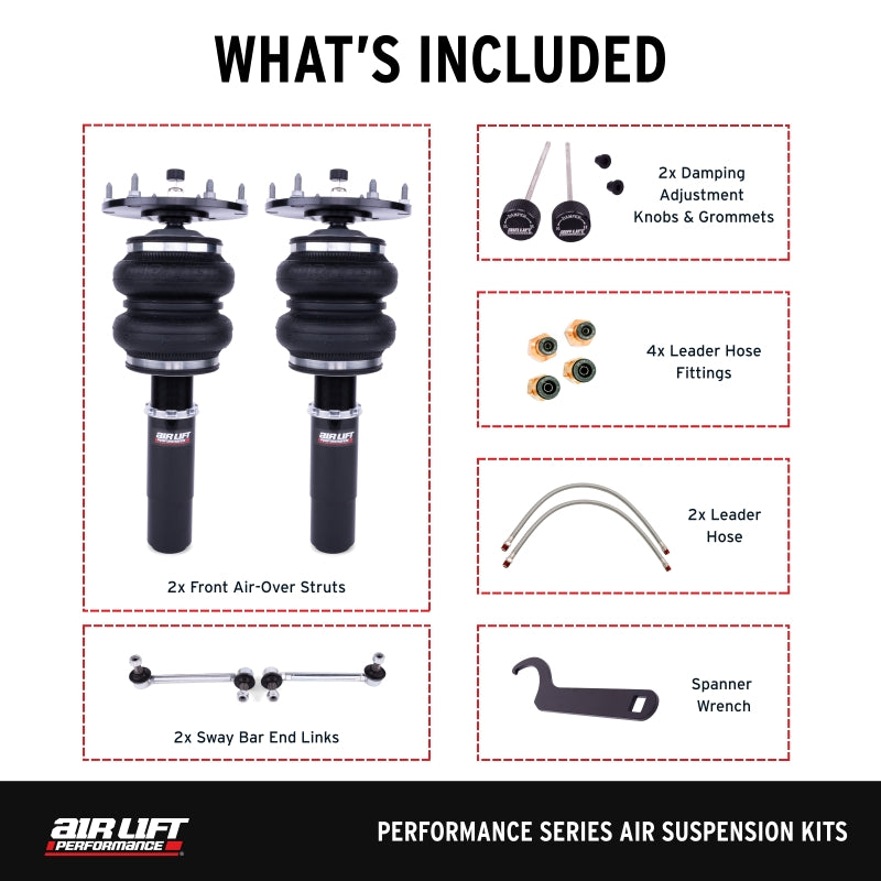 Air Lift Performance 15-21 BMW F22/F30/F31/F32/F33/F36 Front Air Suspension Kit - 76021