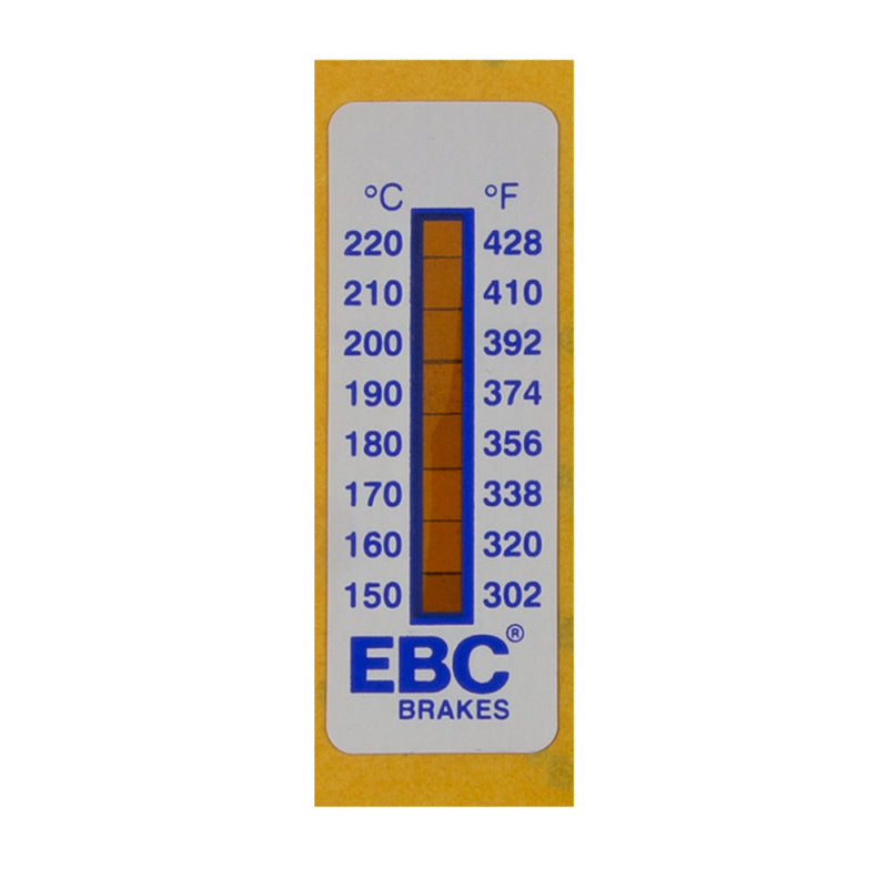 EBC Racing Level Caliper Temperature Strips (8 Pack) - TS001