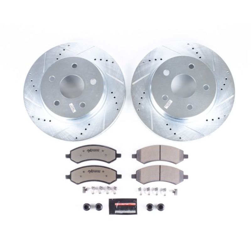 Power Stop 11-18 Ram 1500 Front Z36 Truck & Tow Brake Kit - K2163-36 for 2019-2024 Ram 1500 Classic - front view