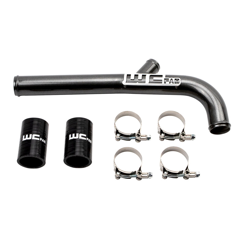 Wehrli 13-15 Cummins 6.7L (Dual Radiator) Upper Coolant Pipe - Illusion Blueberry - WCF100867-IBB