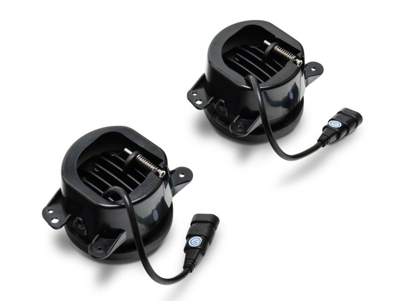 Raxiom 07-23 Jeep Wrangler JK &amp; JL Axial Series Tri-Bar LED Fog Lights- Amber - J130810