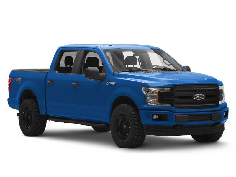 Raxiom 18-20 Ford F-150 CXR Series LED Upper Replacement Grille with White DRL- Black - T596987 - close-up view 2