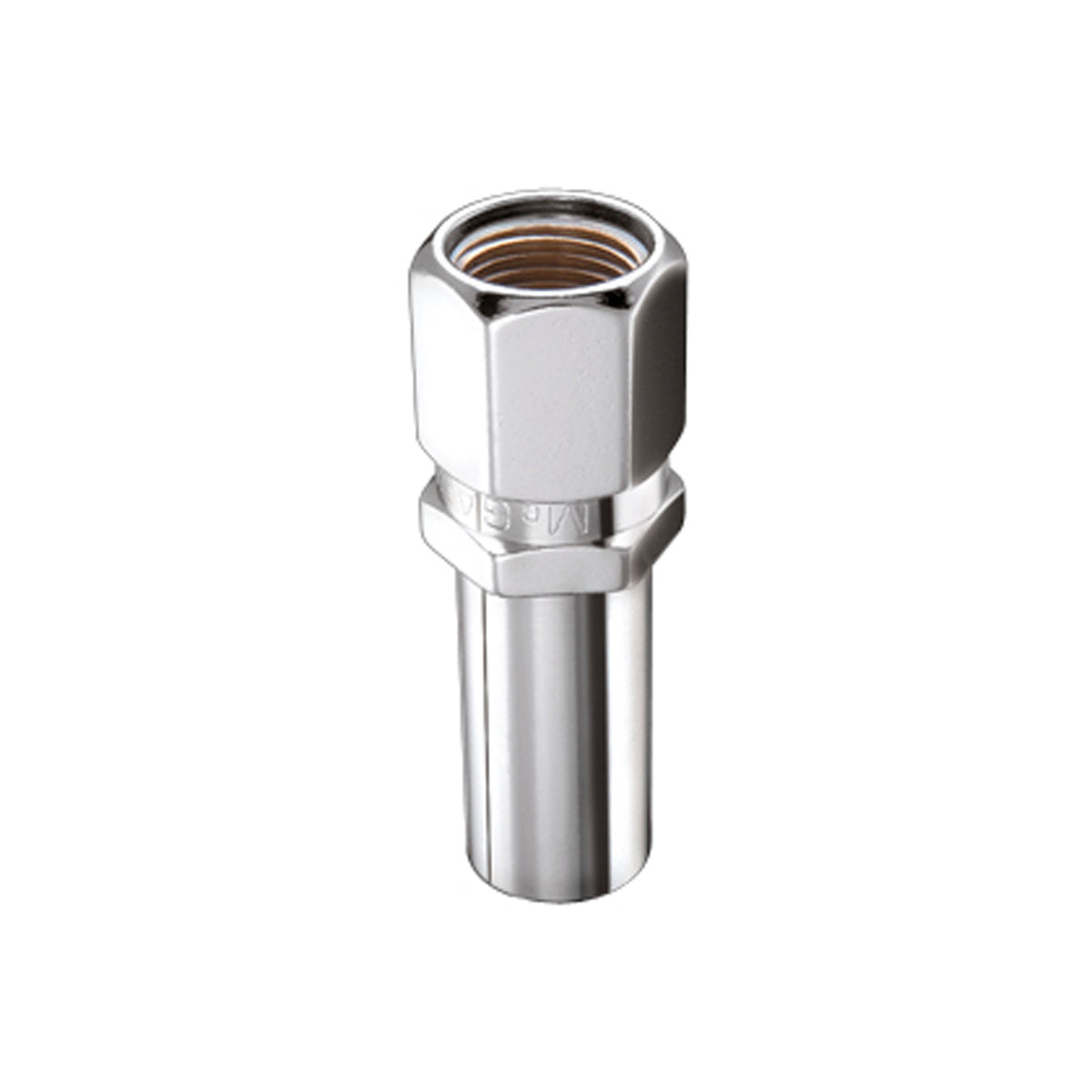 McGard Hex Lug Nut (Drag Racing X-Long Shank) M12X1.5 / 13/16 Hex / 2.475in. Length (4-Pk) - Chrome - 63002