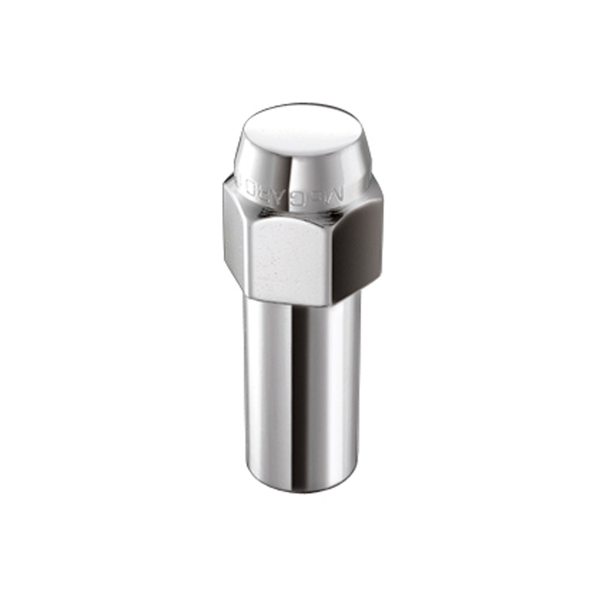 McGard Hex Lug Nut (X-Long Shank - 1.365in.) 1/2-20 / 13/16 Hex / 2.27in. Length (4-Pack) - Chrome - 63014