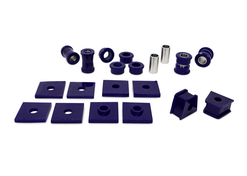 SuperPro 62-74 MG MGB Base Front Axle Bushing Kit MGB/GT/V8 Chrome Bumper Stainless Steel Hardware - KIT5119FSSK