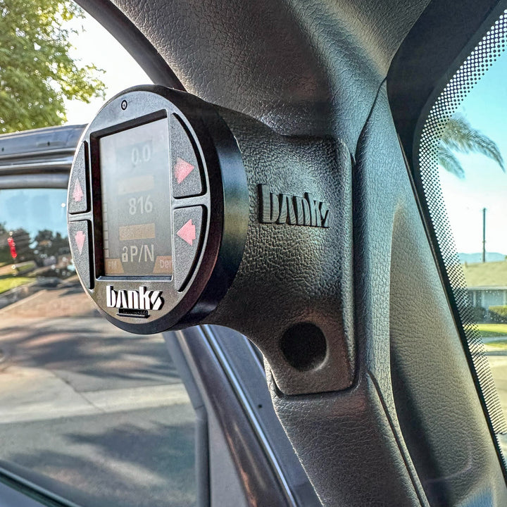 Banks Power 18-23 Jeep Wrangler/Gladiator - iDash Stealth Single Gauge Pod Kit - 63371
