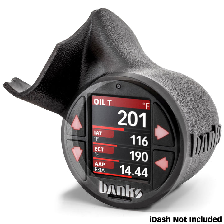 Banks 22-24 Toyota Tundra Gauge Pod Kit - Single Gauge - 63373