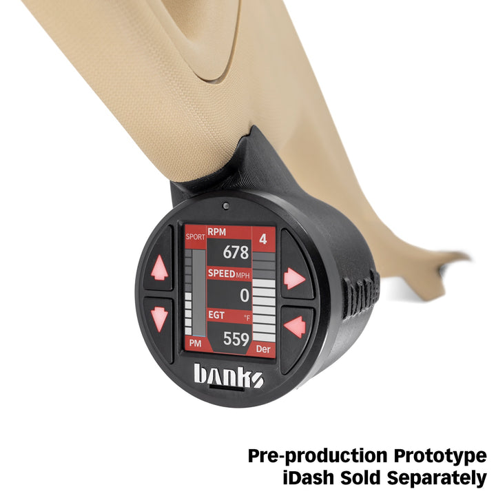 Banks Power 11-16 Ford Super Duty iDash Stealth Dual Gauge Pod Mount - 63375